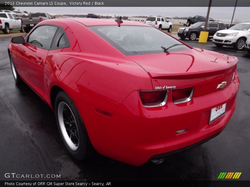 Victory Red / Black 2013 Chevrolet Camaro LS Coupe