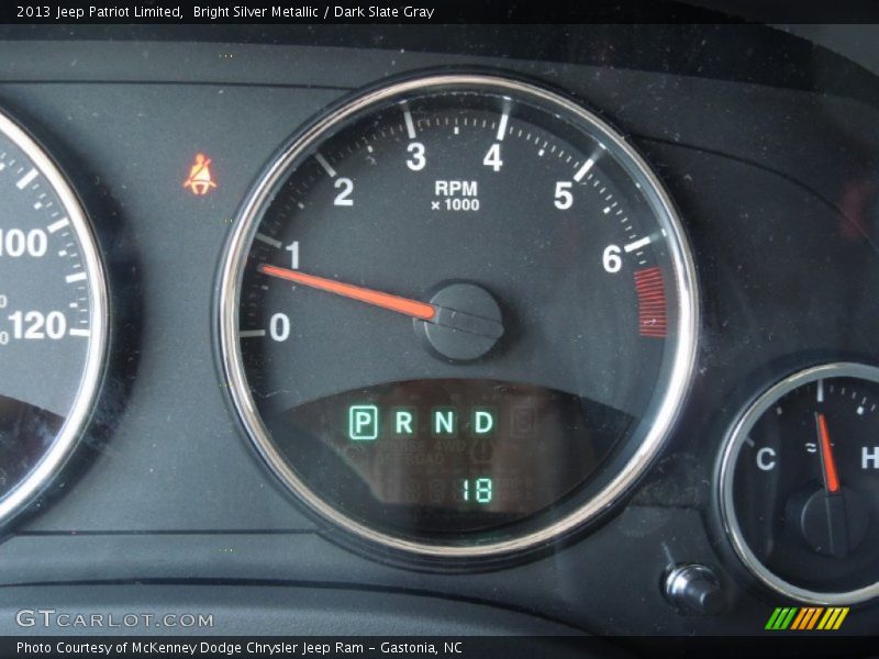 Bright Silver Metallic / Dark Slate Gray 2013 Jeep Patriot Limited
