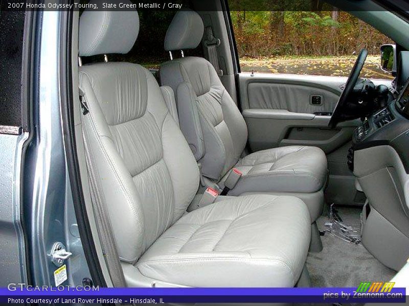 Slate Green Metallic / Gray 2007 Honda Odyssey Touring