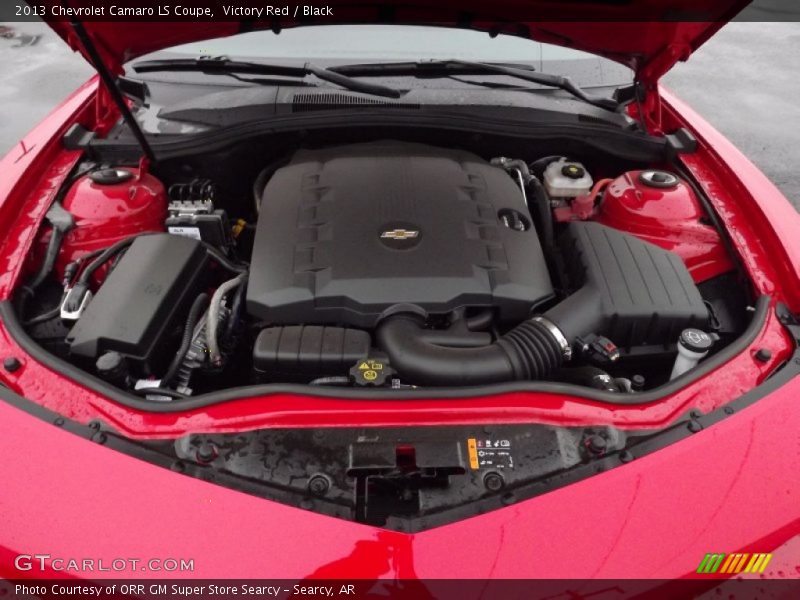 Victory Red / Black 2013 Chevrolet Camaro LS Coupe