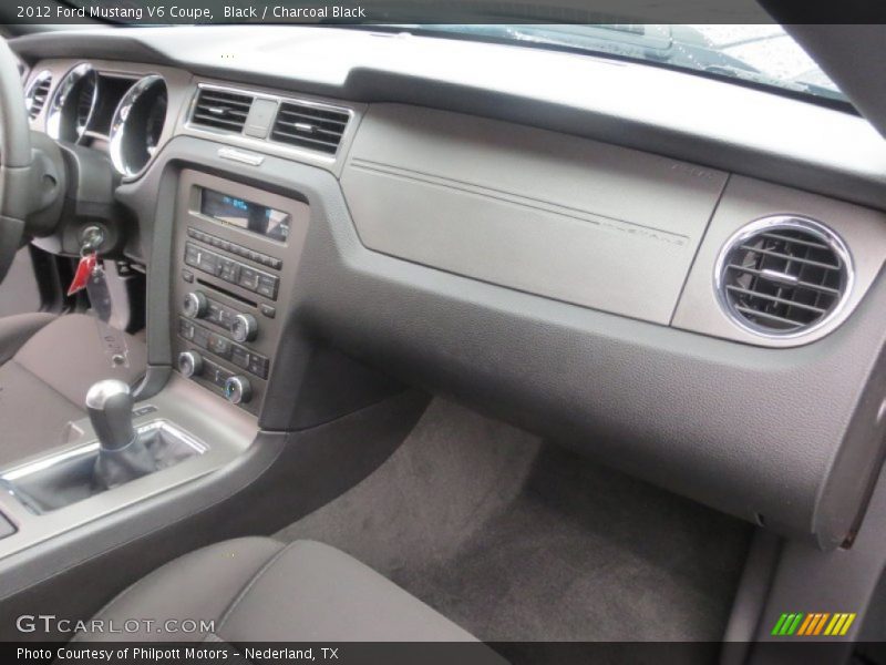 Black / Charcoal Black 2012 Ford Mustang V6 Coupe