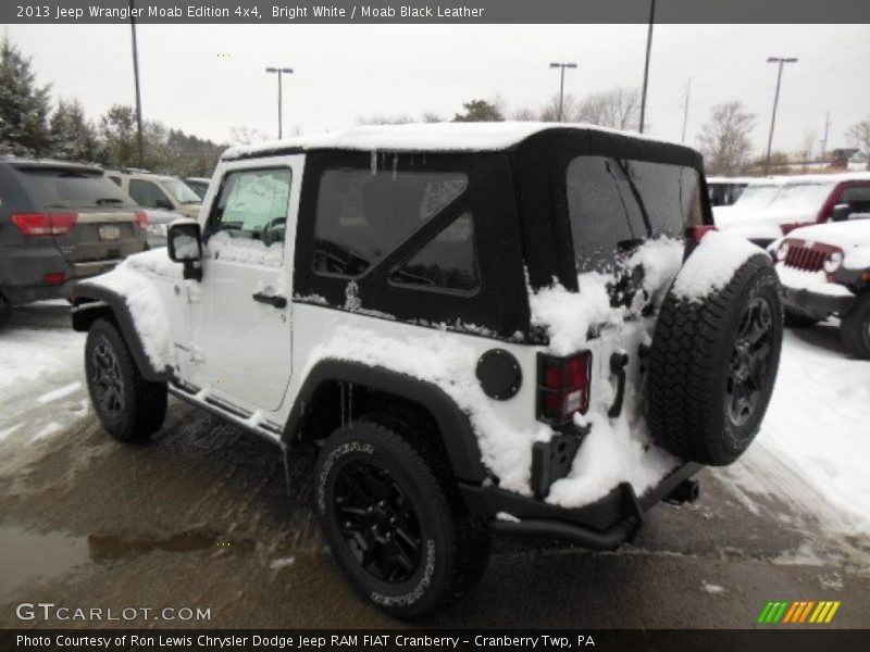 Bright White / Moab Black Leather 2013 Jeep Wrangler Moab Edition 4x4