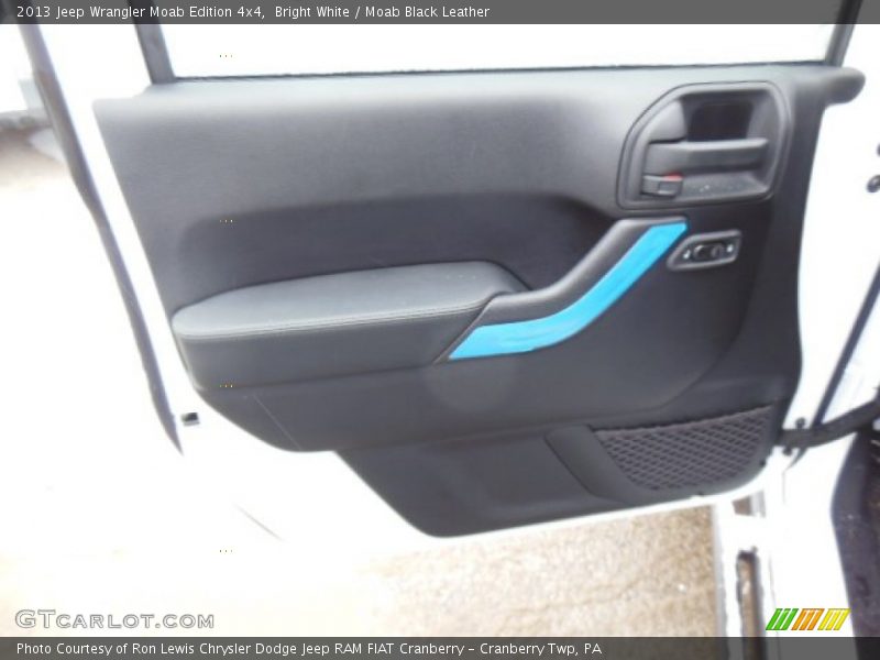 Bright White / Moab Black Leather 2013 Jeep Wrangler Moab Edition 4x4