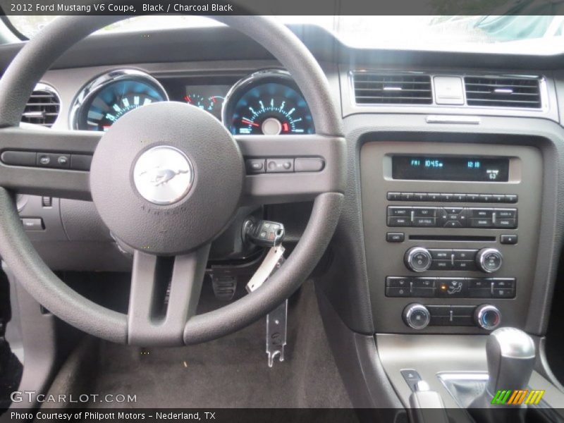 Black / Charcoal Black 2012 Ford Mustang V6 Coupe