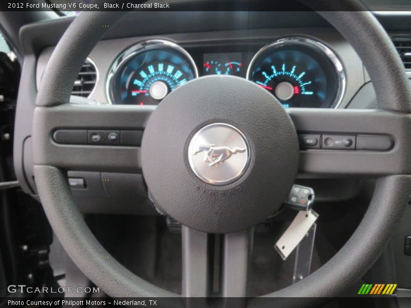 Black / Charcoal Black 2012 Ford Mustang V6 Coupe