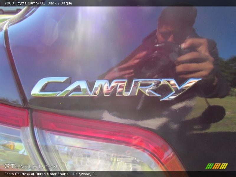 Black / Bisque 2008 Toyota Camry CE