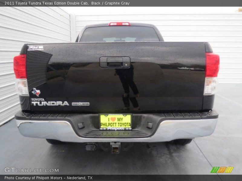 Black / Graphite Gray 2011 Toyota Tundra Texas Edition Double Cab