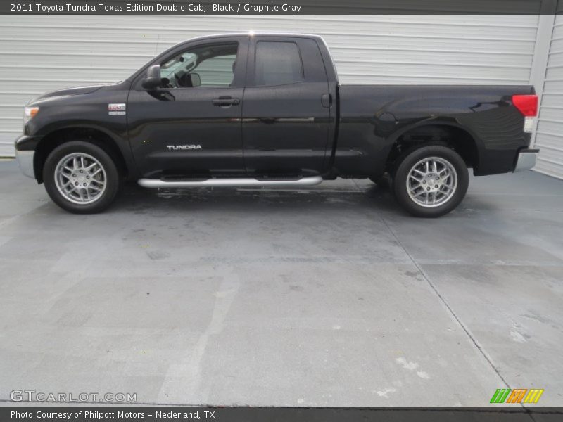 Black / Graphite Gray 2011 Toyota Tundra Texas Edition Double Cab