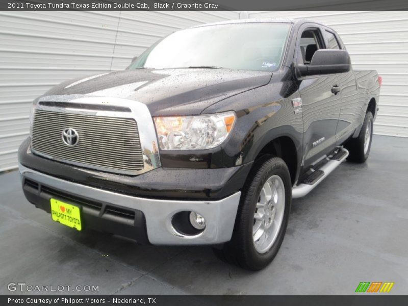 Black / Graphite Gray 2011 Toyota Tundra Texas Edition Double Cab