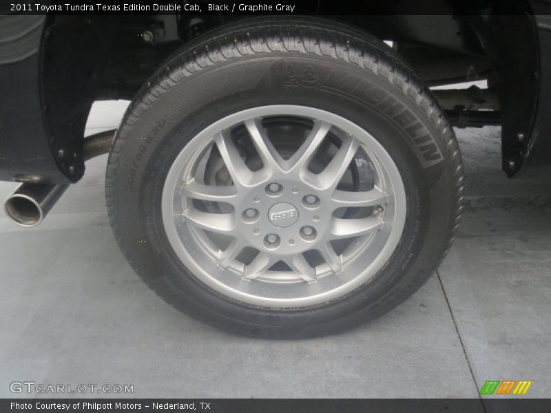 Black / Graphite Gray 2011 Toyota Tundra Texas Edition Double Cab