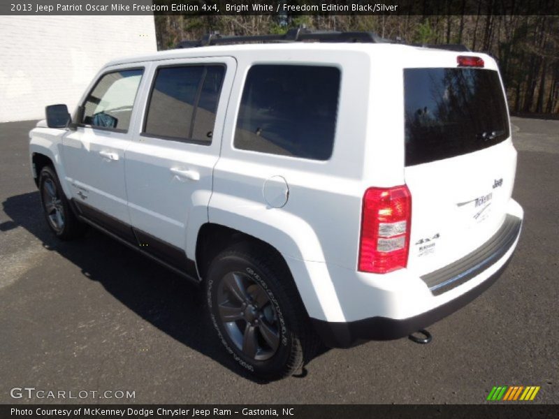 Bright White / Freedom Edition Black/Silver 2013 Jeep Patriot Oscar Mike Freedom Edition 4x4