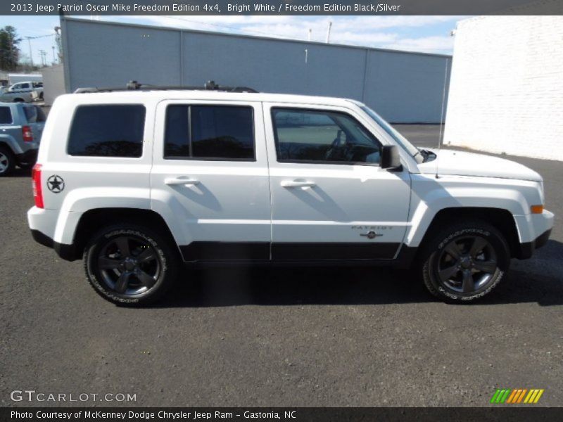 Bright White / Freedom Edition Black/Silver 2013 Jeep Patriot Oscar Mike Freedom Edition 4x4