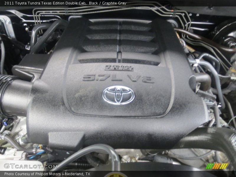 Black / Graphite Gray 2011 Toyota Tundra Texas Edition Double Cab