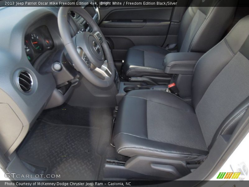  2013 Patriot Oscar Mike Freedom Edition 4x4 Freedom Edition Black/Silver Interior