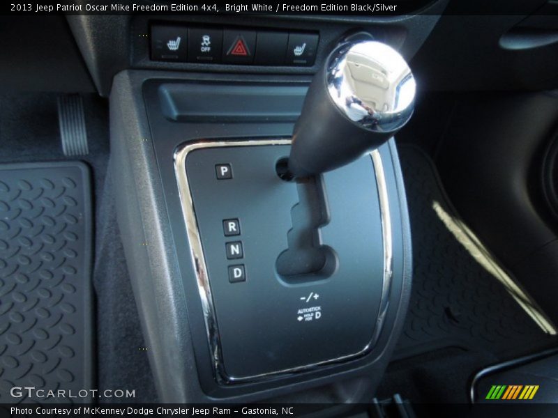  2013 Patriot Oscar Mike Freedom Edition 4x4 CVT II Automatic Shifter