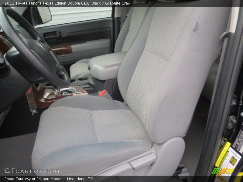 Black / Graphite Gray 2011 Toyota Tundra Texas Edition Double Cab