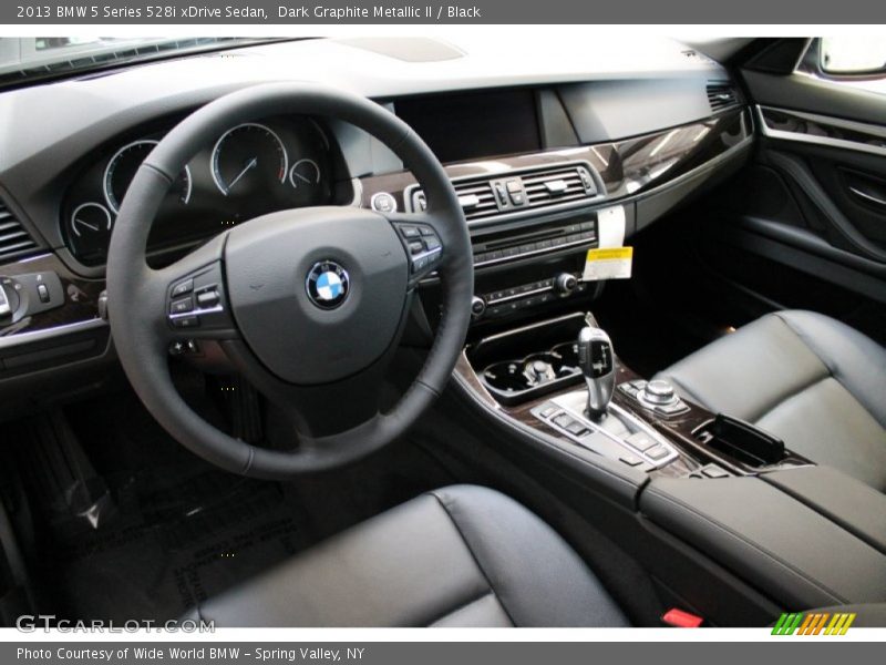 Dark Graphite Metallic II / Black 2013 BMW 5 Series 528i xDrive Sedan