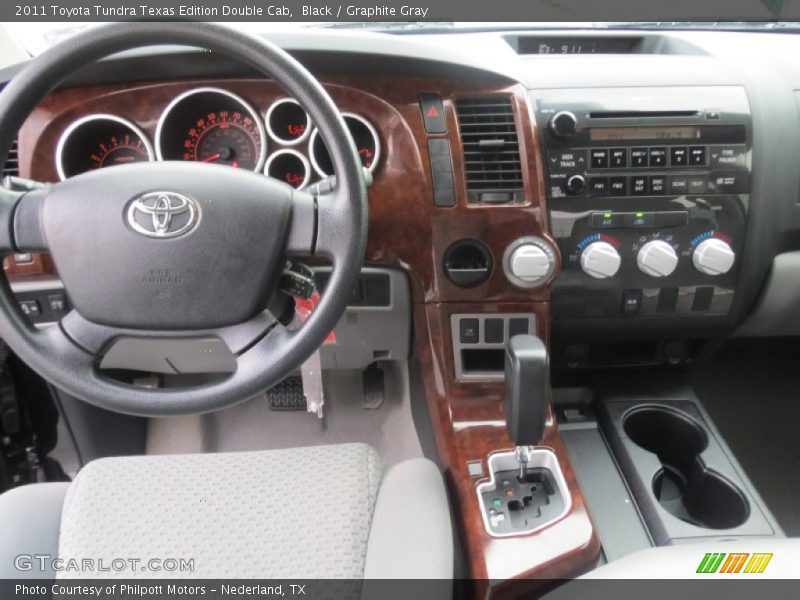 Black / Graphite Gray 2011 Toyota Tundra Texas Edition Double Cab