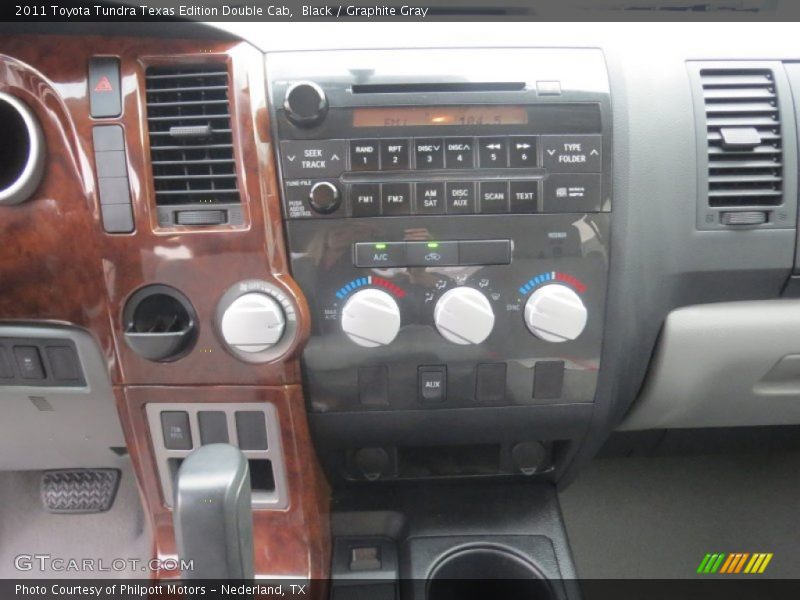Black / Graphite Gray 2011 Toyota Tundra Texas Edition Double Cab