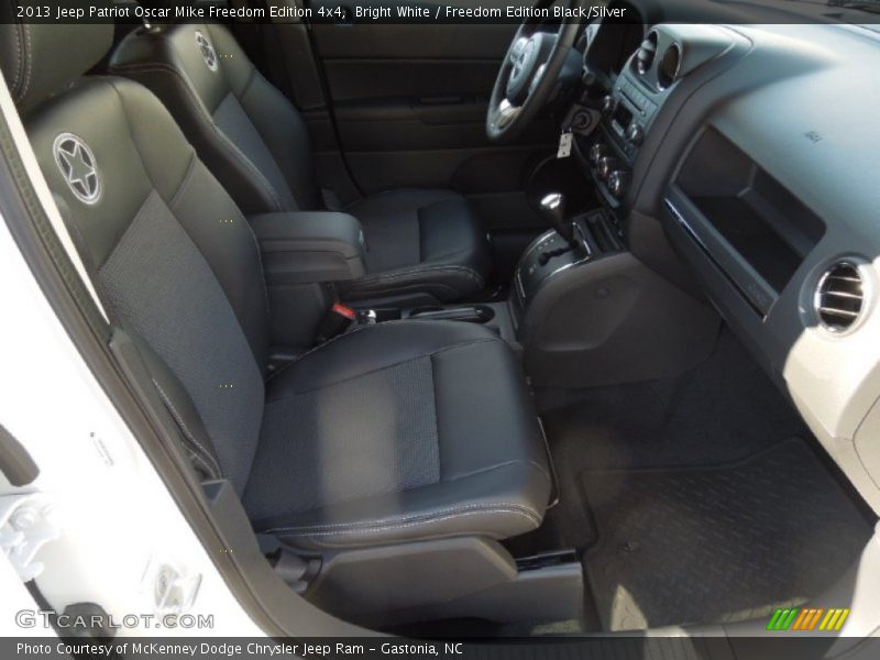 Front Seat of 2013 Patriot Oscar Mike Freedom Edition 4x4