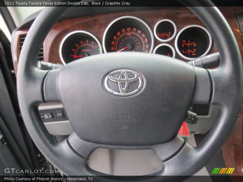 Black / Graphite Gray 2011 Toyota Tundra Texas Edition Double Cab