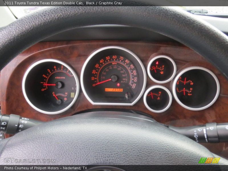 Black / Graphite Gray 2011 Toyota Tundra Texas Edition Double Cab
