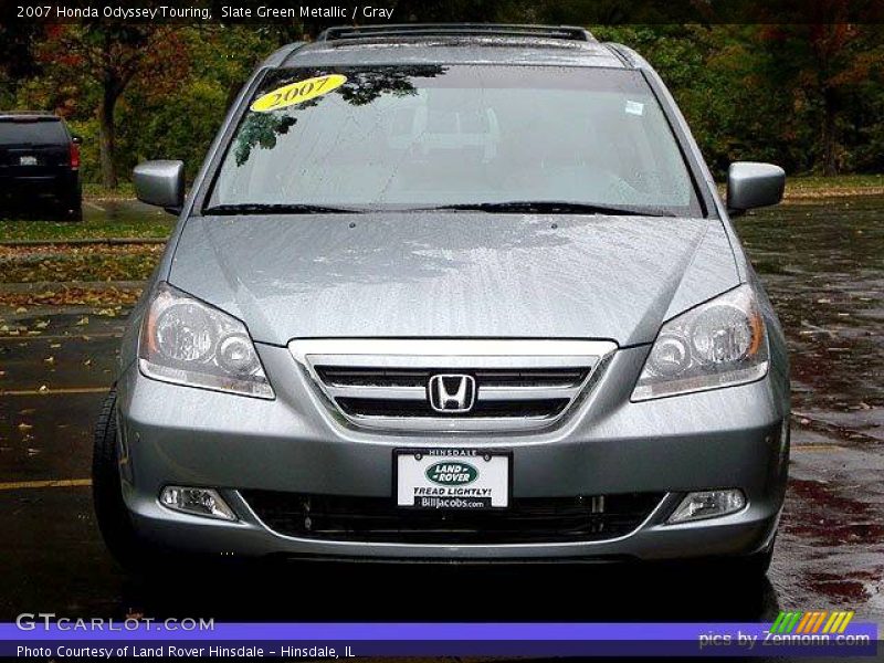 Slate Green Metallic / Gray 2007 Honda Odyssey Touring