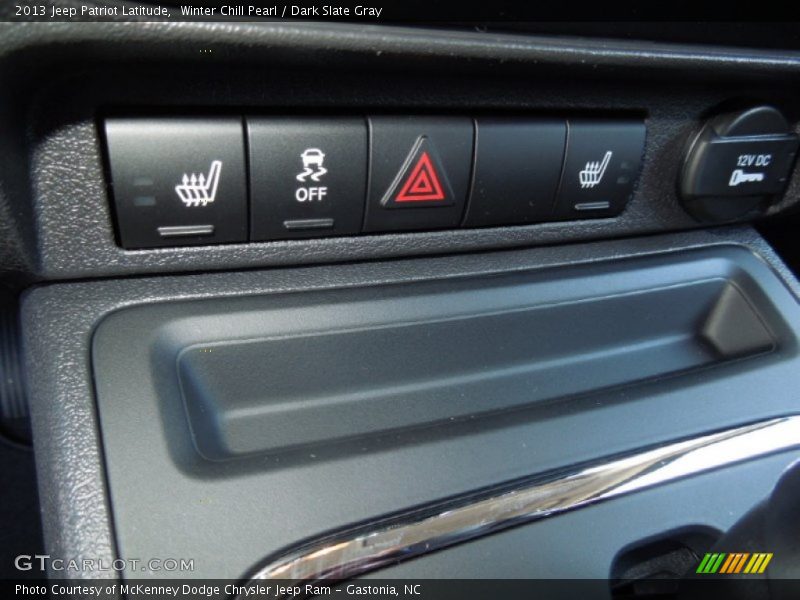 Winter Chill Pearl / Dark Slate Gray 2013 Jeep Patriot Latitude