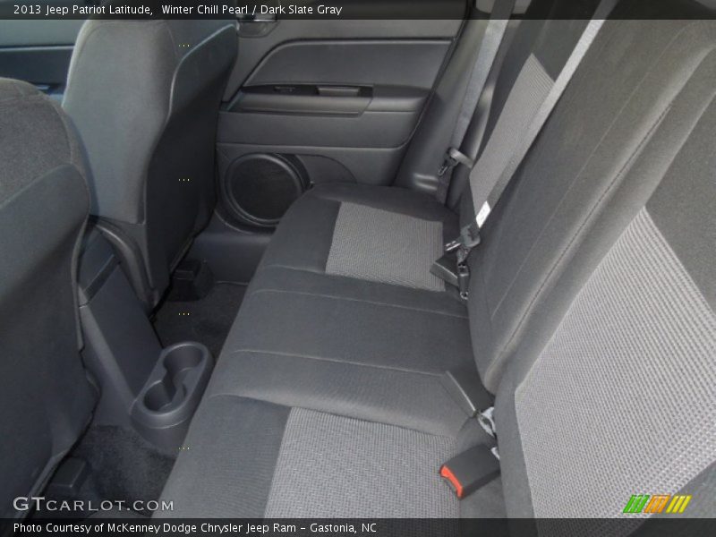 Winter Chill Pearl / Dark Slate Gray 2013 Jeep Patriot Latitude