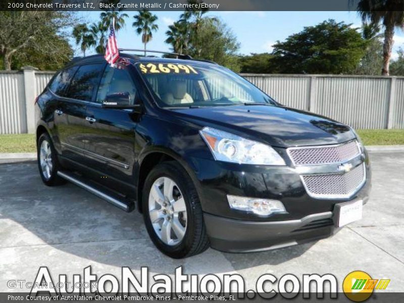 Black Granite Metallic / Cashmere/Ebony 2009 Chevrolet Traverse LTZ