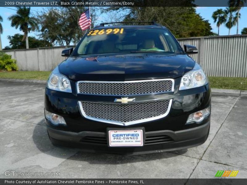 Black Granite Metallic / Cashmere/Ebony 2009 Chevrolet Traverse LTZ