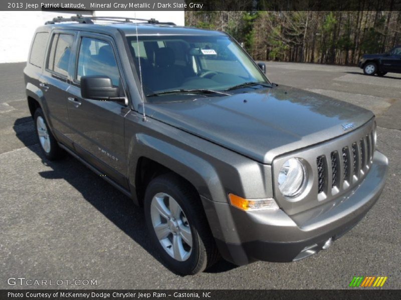 Mineral Gray Metallic / Dark Slate Gray 2013 Jeep Patriot Latitude