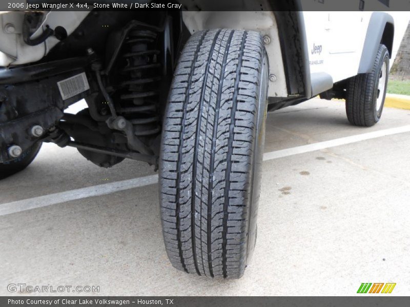 Stone White / Dark Slate Gray 2006 Jeep Wrangler X 4x4