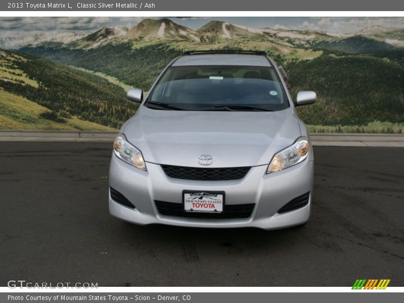 Classic Silver Metallic / Ash 2013 Toyota Matrix L