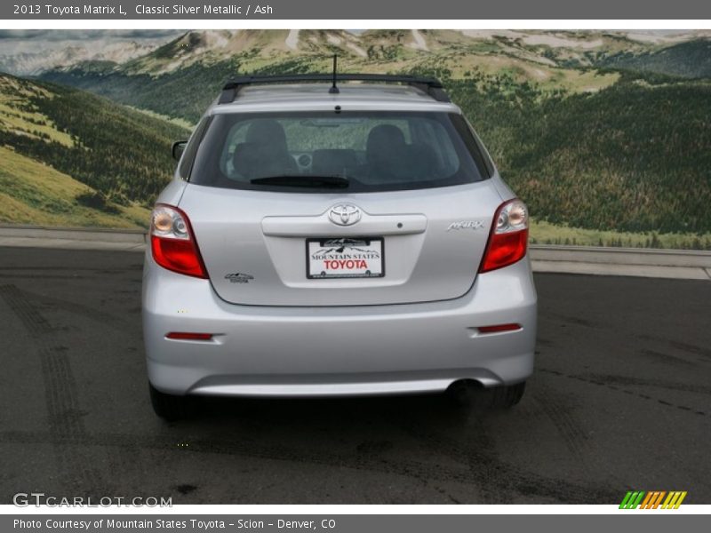 Classic Silver Metallic / Ash 2013 Toyota Matrix L