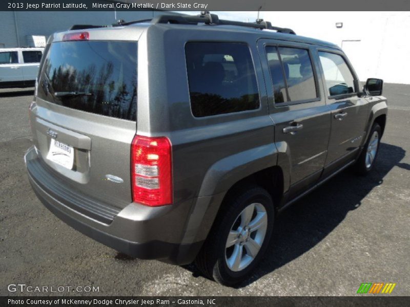 Mineral Gray Metallic / Dark Slate Gray 2013 Jeep Patriot Latitude