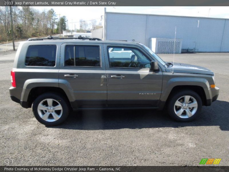Mineral Gray Metallic / Dark Slate Gray 2013 Jeep Patriot Latitude