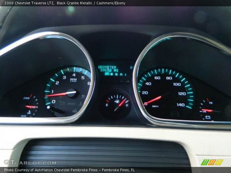  2009 Traverse LTZ LTZ Gauges