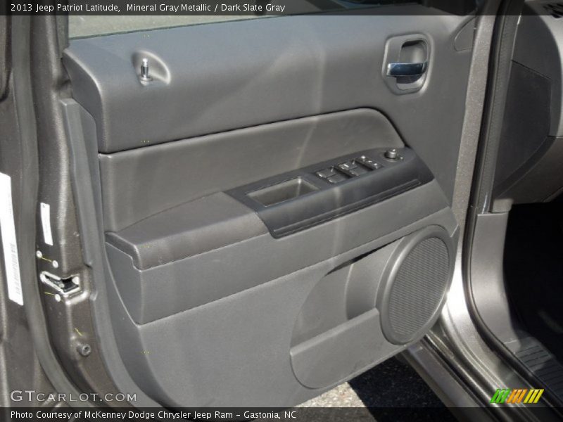 Mineral Gray Metallic / Dark Slate Gray 2013 Jeep Patriot Latitude