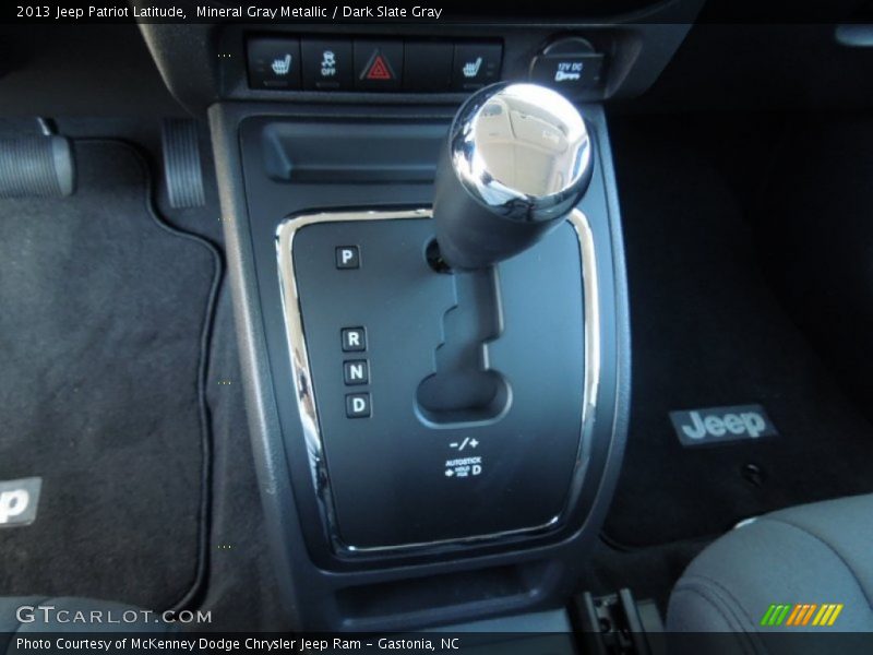 Mineral Gray Metallic / Dark Slate Gray 2013 Jeep Patriot Latitude