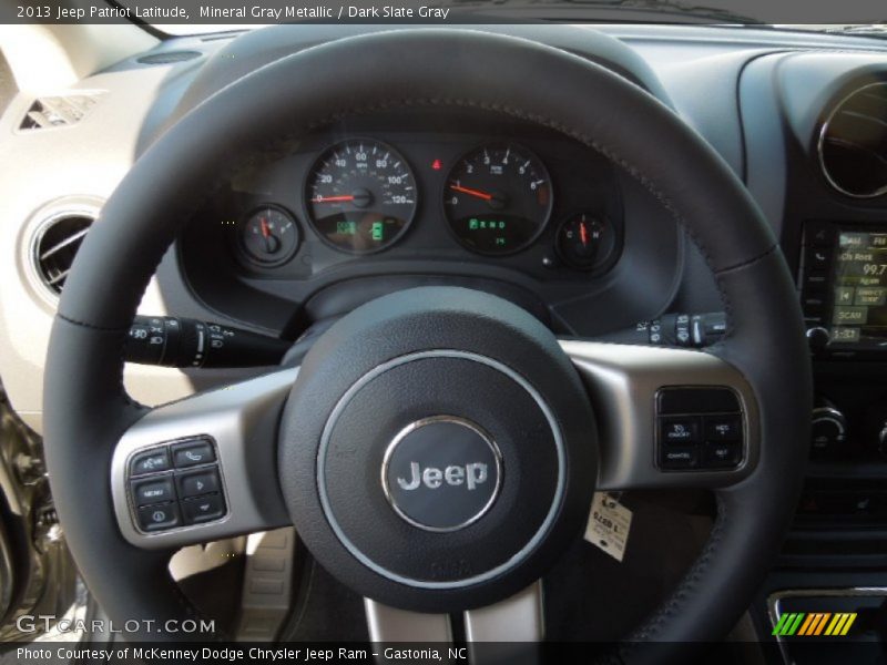 Mineral Gray Metallic / Dark Slate Gray 2013 Jeep Patriot Latitude