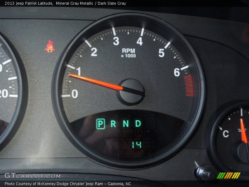 Mineral Gray Metallic / Dark Slate Gray 2013 Jeep Patriot Latitude