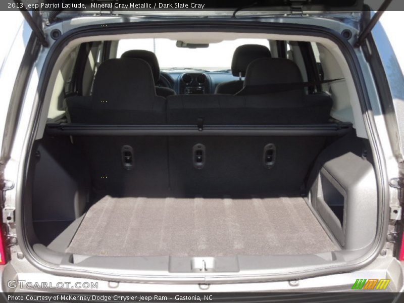 Mineral Gray Metallic / Dark Slate Gray 2013 Jeep Patriot Latitude