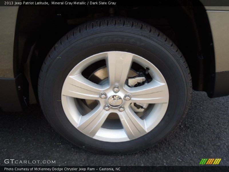 Mineral Gray Metallic / Dark Slate Gray 2013 Jeep Patriot Latitude