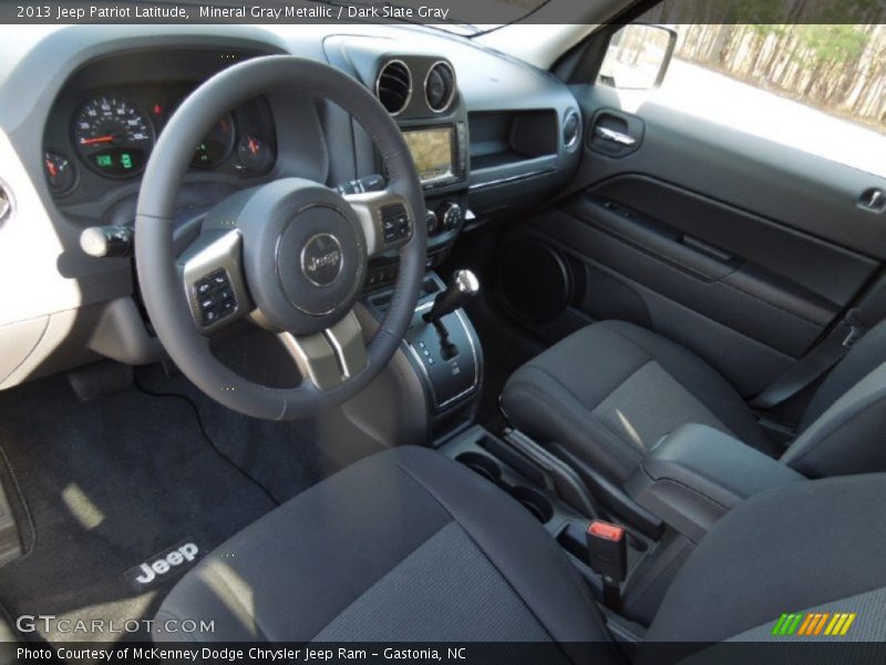 Mineral Gray Metallic / Dark Slate Gray 2013 Jeep Patriot Latitude