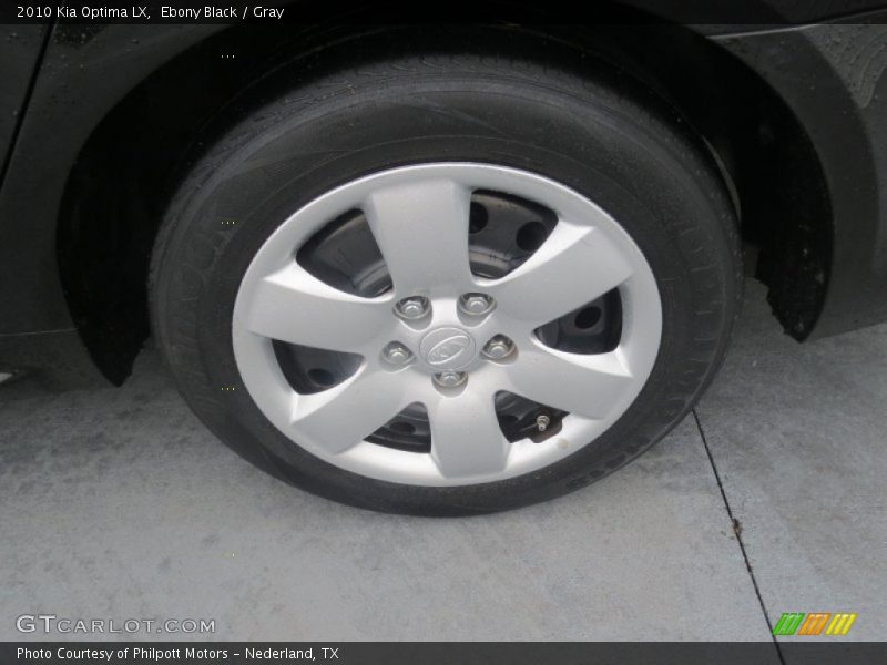 Ebony Black / Gray 2010 Kia Optima LX
