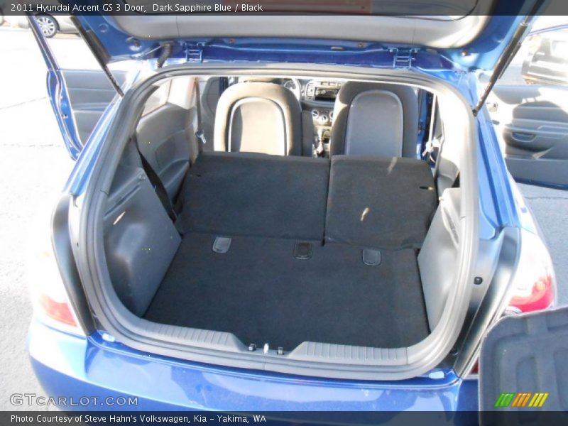 Dark Sapphire Blue / Black 2011 Hyundai Accent GS 3 Door