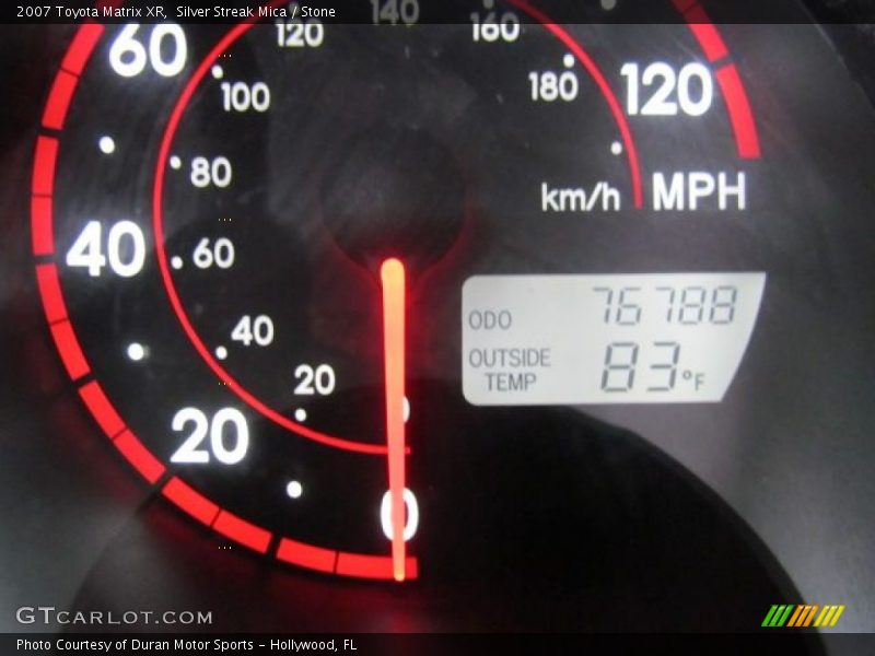 Silver Streak Mica / Stone 2007 Toyota Matrix XR