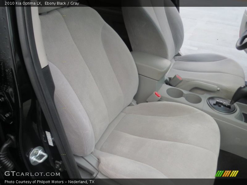 Ebony Black / Gray 2010 Kia Optima LX