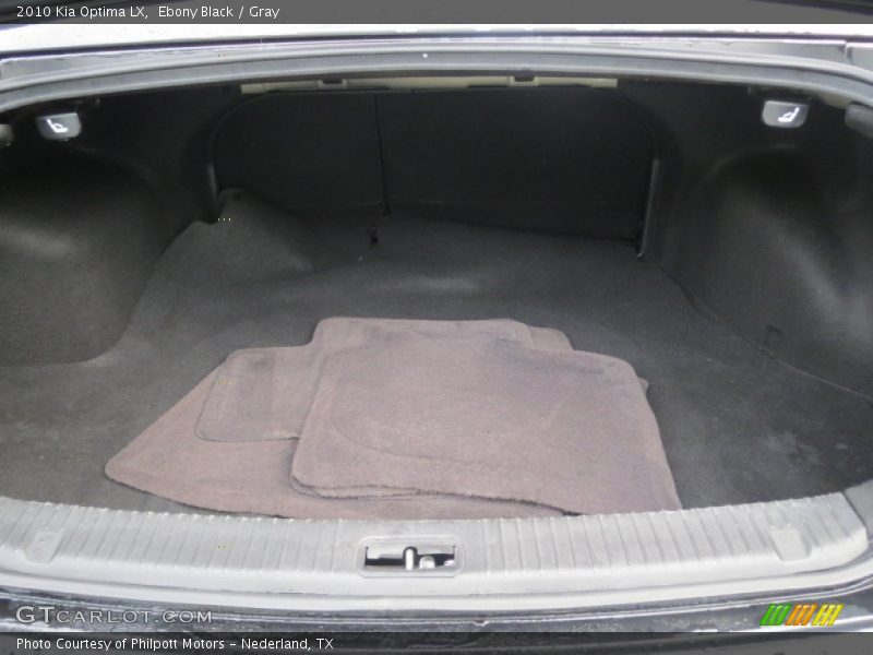 Ebony Black / Gray 2010 Kia Optima LX